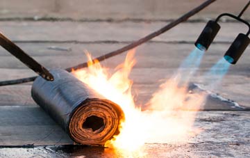 Pilling asphalt flat roofing repairs